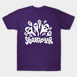 Spooktactular Halloween Ghosts T-Shirt